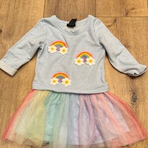 Zunie Rainbow Tulle Dress - Multicolor